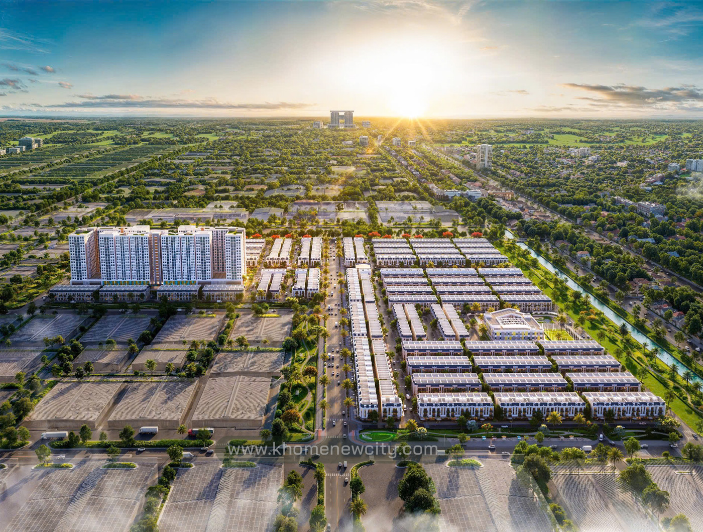 Phối cảnh tổng quan dự án K Home New City