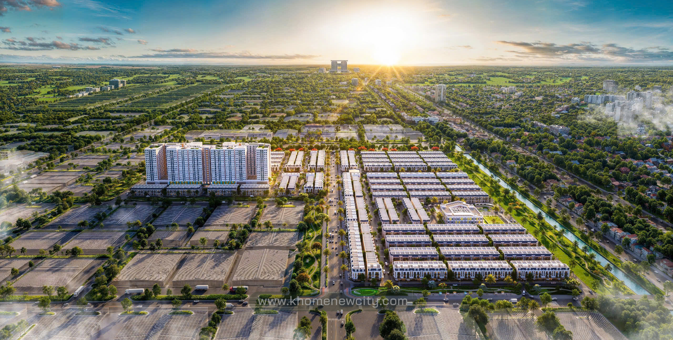 Phối cảnh tổng quan dự án K Home New City
